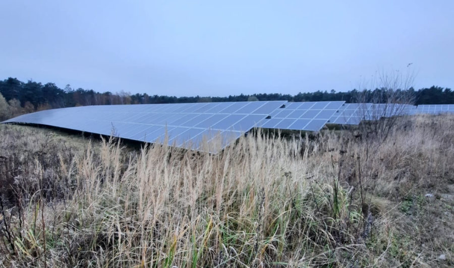 Besichtigung des Solarparks in Uttenreuth